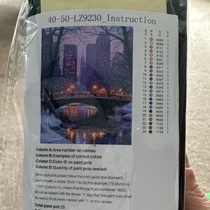 Cityscape Paint by Numbers Kit